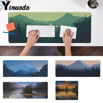 Yinuoda Non Alunecare PC Firewatch munți, pădure, cer Unic Desktop Pad Joc Mousepad, Mouse, Tastaturi Mat Mousepad pentru dota2, LOL