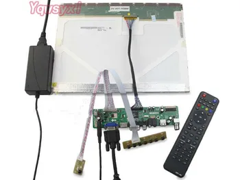 Yqwsyxl Kit pentru LP156WH1 LTN156AT01 LTN160AT01 TV+HDMI+VGA+AV+USB LED LCD Controller Driver Placa