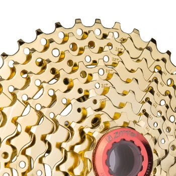 ZTTO 9 s 11 - 40T Aur Caseta 9 Viteza Largă Raportul de Aur Durabil Pinioane pentru MTB Biciclete de Munte Biciclete