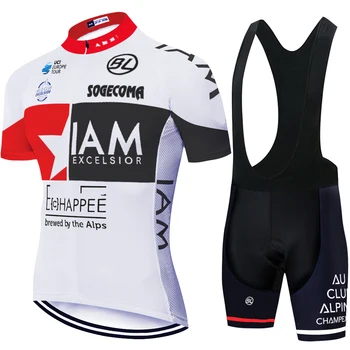 2020 noua echipa IAM pro cycling jersey 12D biciclete pantaloni scurți set Ropa Ciclismo MENS vara uscat rapid cu BICICLETA Maillot