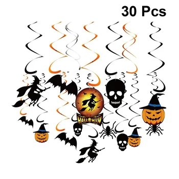 30pcs Halloween Agățat Vârtej Foto Prop Tavan Vârtej Consumabile Partid Spire
