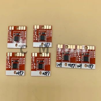 6PCS LH100 0659 Permanent chip pentru Mimaki UJF-3042 UJF-6042 rcp 0659 0597 Printer LH-100 UV cartuș cip BK C M Y alb Alb