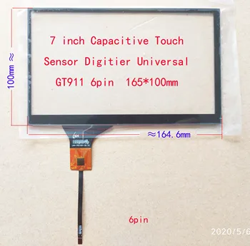 7 inch Radio Auto Senzor Touch Screen Digitizer LXH-TPC103-16-10 165*100MM 164*99MM GT911/615 Universal