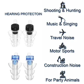 Anti Zgomot Dopuri De Urechi Somn De Reducere A Zgomotului Anularea Muzician De Protecție A Auzului Antifoane Pentru Somn Concert Bar Bateristul De Sănătate