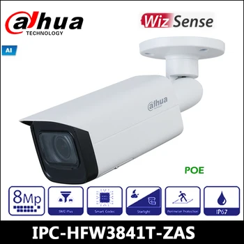 Camera IP Dahua IPC-HFW3841T-ZAS 8MP IR Vari-focal Glonț WizSense Cameră de Rețea Inteligentă de detectare Anomalie de detectare