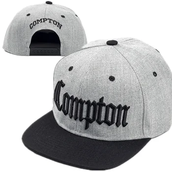 De înaltă Calitate nou COMPTON broderie Șapcă de Baseball Hip Hop Snapback capace plate moda sport Palarie Unisex Reglabil tata pălării