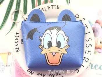 Desene animate Disney poseta de monede Cusatura sac pentru depozitare Cheie monedă pu pungă pungă de minunat pandantiv pachete lady Ambreiaj mini poseta portofel
