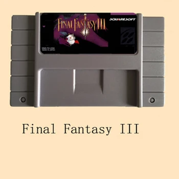 Final Fantasy III 46 Pin de 16 biți Super Joc de Card