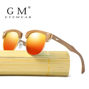 GM Brand Skateboard Cadru de Lemn ochelari de Soare Polarizat / Bambus ochelari de Soare si Suport DropShipping / Oferi Imagini 037