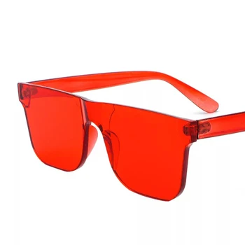 Moda reflectă ochelari de Soare de Calitate Femeie retro dreptunghi Ochelari de Soare pentru Femei, Cadru Mare hot de vânzare en-Gros Ieftine Doamna Nuante