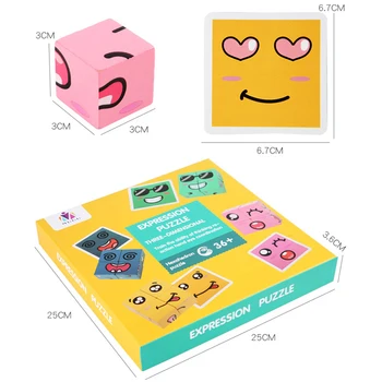 Montessori de Învățământ Materiale din Lemn Jucării de Învățare Timpurie Preșcolară Predare Inteligenta Meci de Puzzle Jucării pentru Copii Cadouri
