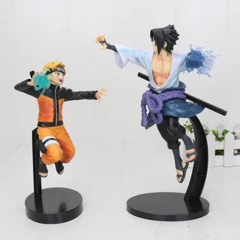 Naruto Shippuden Vibrații Stele Uchiha Sasuke Naruto Uzumaki PVC Figura de Colectie Model de Jucărie