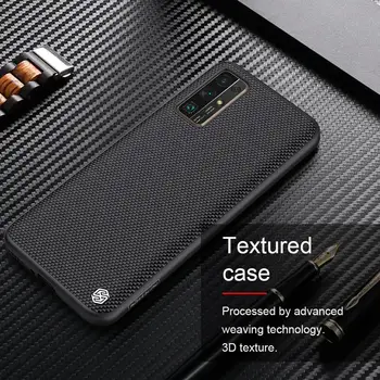 Nillkin pentru Huawei Honor 30 De Caz 3D Texturate PC Capacul din Spate Ultra-Subțire Margine Moale Caz de Protecție Telefon pentru Huawei Honor 30 De Caz