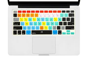 Pentru Ableton Live Funcționale Shortcut Silicon Capac Tastatură Piele pentru Macbook Air 13 inch, pentru Macbook Pro 13, 15, NE&Europene