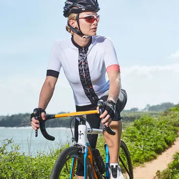 RION Ciclism Jersey Femei 2020 Primăvară Maneca Scurta Alb Tricou de Biciclete MTB Biciclete Îmbrăcăminte Rutieră Echipa de Ciclism Tricouri Ciclismo