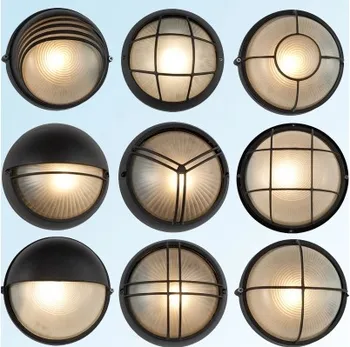 Rotund Vintage LED-uri în aer liber Lampa de Perete Corpuri de iluminat Pentru Curte Balcon, Verandă, Culoar Lumini Eclairage Exterieur Buitenverlichting