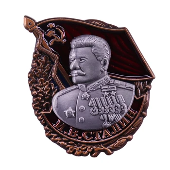 Stalin și steagul Sovietic insigna URSS 80 de epocă rare de colectie