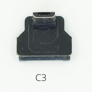 Standard USB 2.0 de sex masculin la Micro USB în jos în Unghi FPV 3A monitor Super Moale Ultra Subțire Plat FPC încărcare de ieșire AV Cablu flexibil
