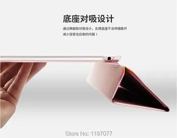 SUREHIN Bun smart case pentru iPad 2018 2017 9.7 cover smart case inch subțire transparent greu spate magnetic auto sleeve slim