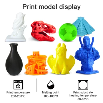 1.75 mm PLA Imprimantă 3D cu Filament 1KG Enotepad Filament PLA Mediu-Friendly Material Potrivit Pentru Toate Tipurile de FDM Printer