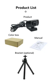 1080P Auto Focus Webcam Built-in Microfon High-end Video Call Camera Periferice de Calculator Camera Web Pentru PC, Laptop