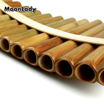 18 Conducte de Flaut, F-Cheie de Înaltă Calitate Pan Țevi de Suflat Instrumente Muzicale Tradiționale Chineze Instrument de Bambus flaut