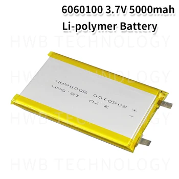 6060100 3.7 V 5000mAh Li-polymer Baterii Reîncărcabile Litiu-Polimer Baterie Pentru Produse Digitale