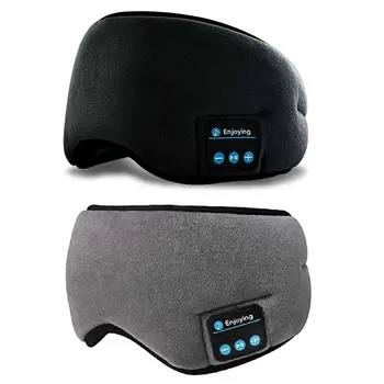 Bluetooth 5.0 Dormit Masca de Ochi de Călătorie Muzica Căști setul cu Cască fără Fir Nuanțe de Ochi pentru a rula Sport