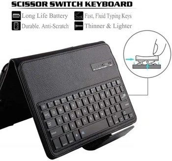 Caz de tastatură pentru Samsung Galaxy Tab s 10.5 2018 Model SM-T590 SM-T595 Detașabil Tastatură fără Fir Acoperă Un Tab 10.1 8