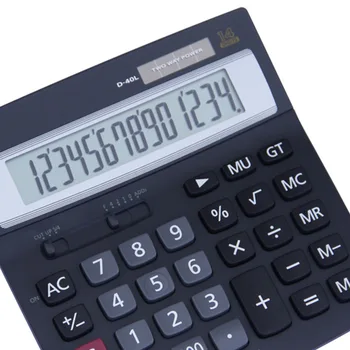 D-40L Financiar-Bancare 14 cifre Ecran LCD Ultra-wide Body Financiar Profesionist Calculator de Birou Electronice
