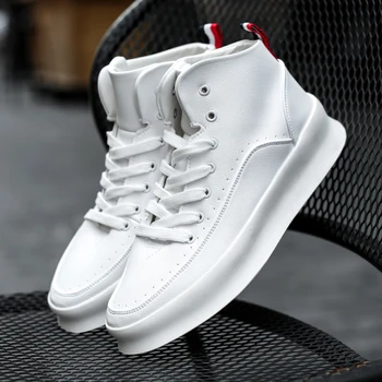 Hip Hop Streetwear Bărbați Indesata Adidasi Casual Pantofi De Tenis Sapato Masculino Retro Platformă Înaltă Adidași Coș Om De Mers Pe Jos Pantofii