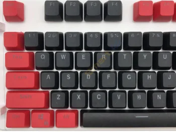 Kkgaming blak cu roșu pbt keycap oem Profil Iluminare Taste Pentru Tastatură Mecanică 104 Taste DIY Accesorii