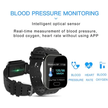 Multi-funcție ceas inteligent de ritm cardiac tensiunea arterială bratara sport pedometru impermeabil ceas inteligent смарт часы