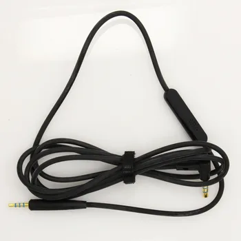 Negru Inlocuire Tampoane pentru Urechi & Cablu Audio Cablu cu Microfon pentru Bose QuietComfort 25 QC25 QC 25 Căști