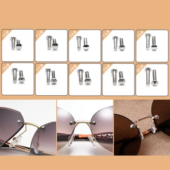 Ochelari ochelari de soare Kit de Reparare cu Șuruburi Pensete Șurubelniță Mică Mini Șuruburi Nuci Sortiment Ochelari de Reparare Nas Tampoane