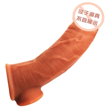 Penis Silicone Sleeve Marirea Penisului Cu Inele Pentru Penis De Sex Masculin Extindere Reutilizabile Prezervativ Ejaculare Întârziată Jucarii Sexuale Pentru Barbati
