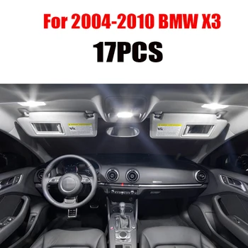 Pentru 2004-2017 BMW X3 E83 Alb accesorii auto Canbus fara Eroare LED-uri de iluminare Interioară lampă de Lectură Kit Harta Dom Licență Lampa