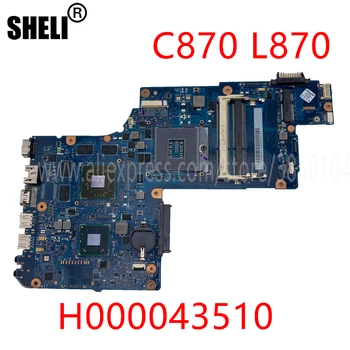 SHELI Pentru TOSHIBA Satellite C870 L870 L875 Laptop Placa de baza H000043510 HM70 Testat
