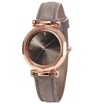 Simplu, Ceasuri Femei de Moda Ceas Doamnelor Ceas Analogic Ceas din Piele Cuarț Ceas de mână Reloj Mujer Reloj De Mujer