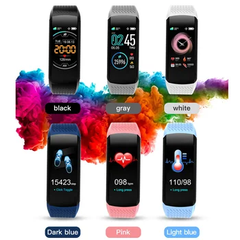 Smart Band Fitness Brățară De Măsurare A Tensiunii Arteriale Fitness Tracker Impermeabil Ceas Inteligent Rata De Inima Tracker Pentru Femei Barbati
