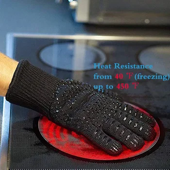 WALFOS Extreme de Rezistente la Căldură GRĂTAR Mănuși Mănuși de Grătar de Gătit Mănușă de Cuptor manusa pentru bucatarie instrumente de copt