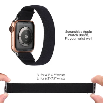 Wearlizer Curea Elastica pentru iwatch Stretch Moale Sport de Agrement Curea de Înlocuire Brățară Bratara pentru Apple Watch 5 4 3 2 1