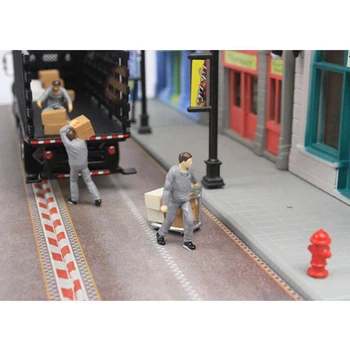 1:64 Lucrător Figurine Model de Oamenii Figurina Scena DIY Accesorii