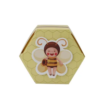 10buc Bumble Bee Cutii de Bomboane Trata Caseta de Hârtie Stup Cutie de Cadou pentru Albine Partidul de Decorare Ziua de Albine Copil de Dus Favoruri Consumabile