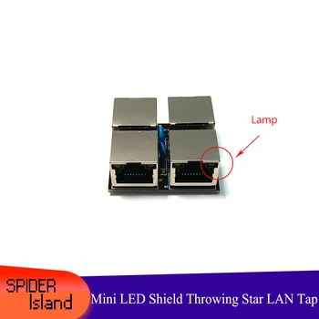 Aruncare Stele LAN Atingeți Rețea de Pachete de Captare a CONDUS Scut Mod Replica de Monitorizare Ethernet Comunicare Pasiv Ethernet de la robinet