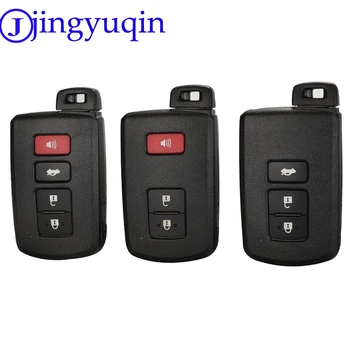 Jingyuqin la Distanță 3/4 Butonul Cheie de Mașină Caz Shell Pentru Toyota Camry, Corolla Avalon Rav4 Land Cruiser Cheie Inteligentă