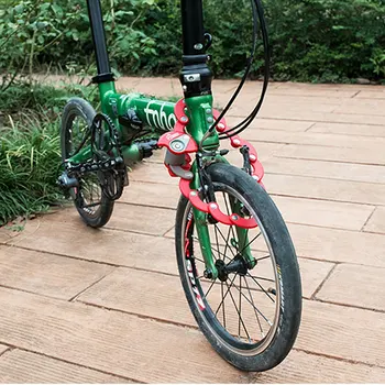 LABA Ciclu Pliabil Rotund Lanț de Blocare W/ Suport de Montare pe Bicicleta de Buzunar la Îndemână Cheia de Blocare MTB Rutier în condiții de Siguranță cu Bicicleta PW0901