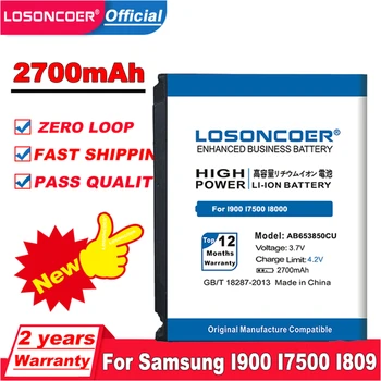 LOSONCOER 2700mAh AB653850CU Baterie Pentru Samsung I900 I7500 I809 SCH-i220 I225 SGH-i627 T939 SPH-D720 A850 M900 GT-I9020 I8000