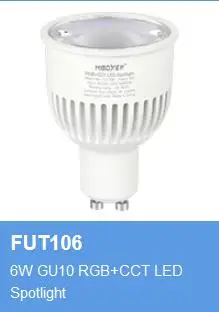 Miboxer AC100~240V FUT106 6W GU10 RGB+CCT LED lumina Reflectoarelor de la Distanță WIFI APP telefon de control lumina reflectoarelor Pentru Case Restaurante Baruri
