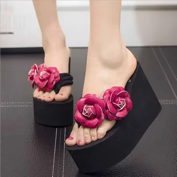 Nou Flip-Flops pantofi de Vara pentru femeie Sandale de Plaja pentru Femei Papuci de sex Feminin Sandale Plate Stras pană pantoufle femme